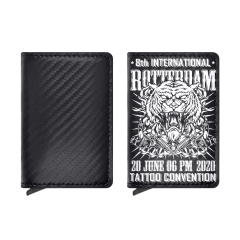 Custom Laser-Engraved PU Leather & Stainless Steel Series - Personalized Mirror with Case, Business Card Holder, Pop-Up Card Wallet, and Cigarette Case (Regular & Slim) & Multi-Size Bottle Opener