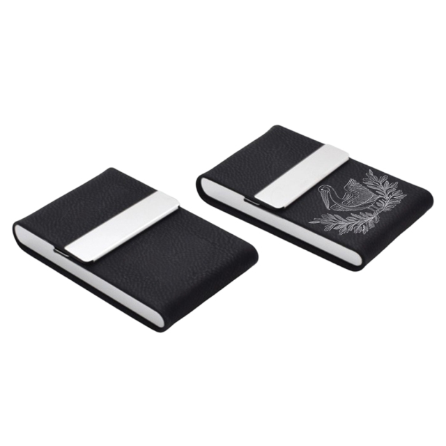 Custom Laser-Engraved PU Leather & Stainless Steel Series - Personalized Mirror with Case, Business Card Holder, Pop-Up Card Wallet, and Cigarette Case (Regular & Slim) & Multi-Size Bottle Opener