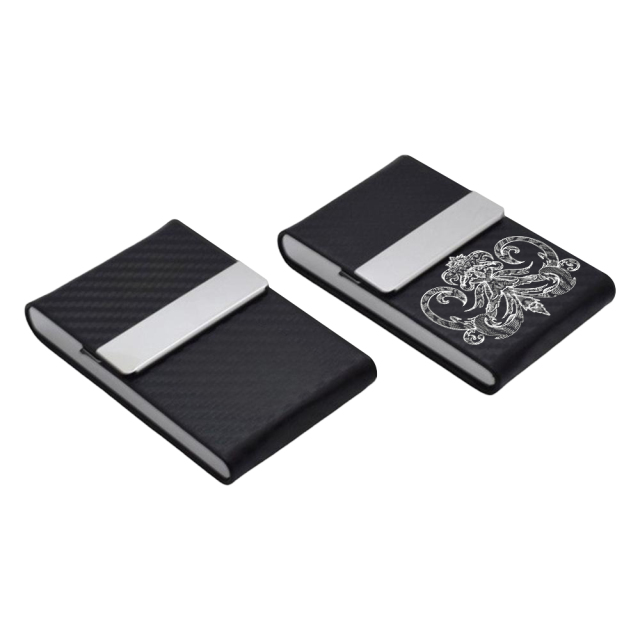 Custom Laser-Engraved PU Leather & Stainless Steel Series - Personalized Mirror with Case, Business Card Holder, Pop-Up Card Wallet, and Cigarette Case (Regular & Slim) & Multi-Size Bottle Opener