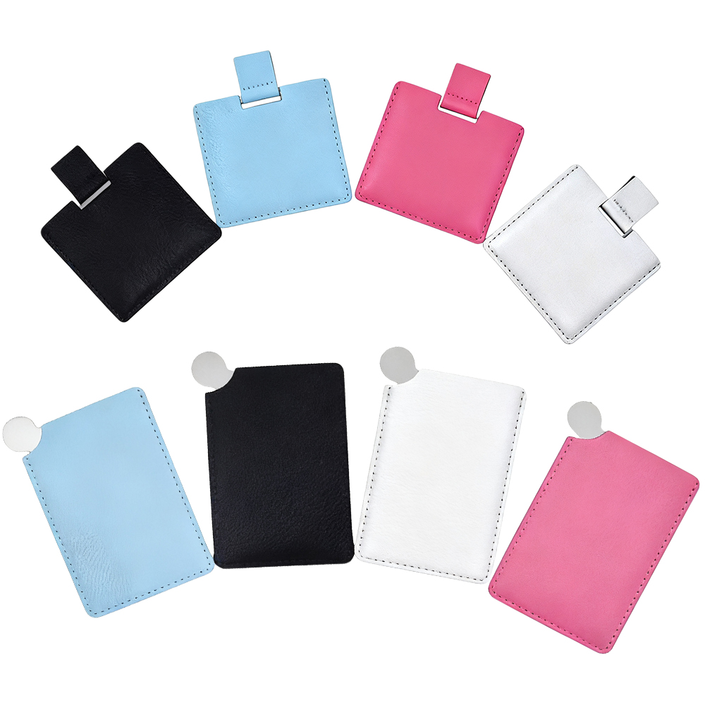 Custom Laser-Engraved PU Leather & Stainless Steel Series - Personalized Mirror with Case, Business Card Holder, Pop-Up Card Wallet, and Cigarette Case (Regular & Slim) & Multi-Size Bottle Opener