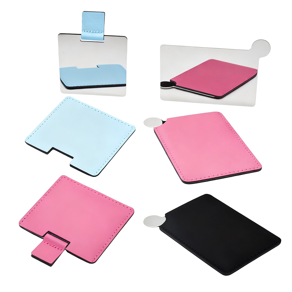 Custom Laser-Engraved PU Leather & Stainless Steel Series - Personalized Mirror with Case, Business Card Holder, Pop-Up Card Wallet, and Cigarette Case (Regular & Slim) & Multi-Size Bottle Opener