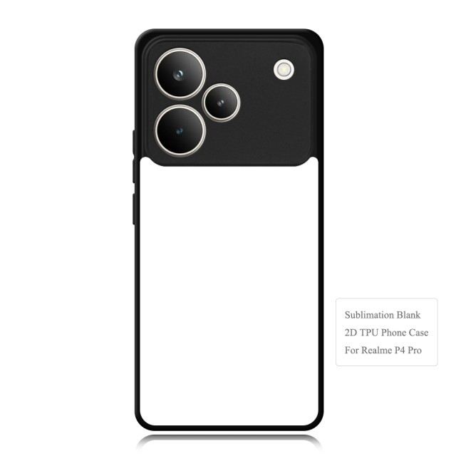 Sublimation 2D TPU Phone Case For OPPO Realme P4, P4 Pro, DIY Blank Phone Cover Wtih Aluminum Sheet