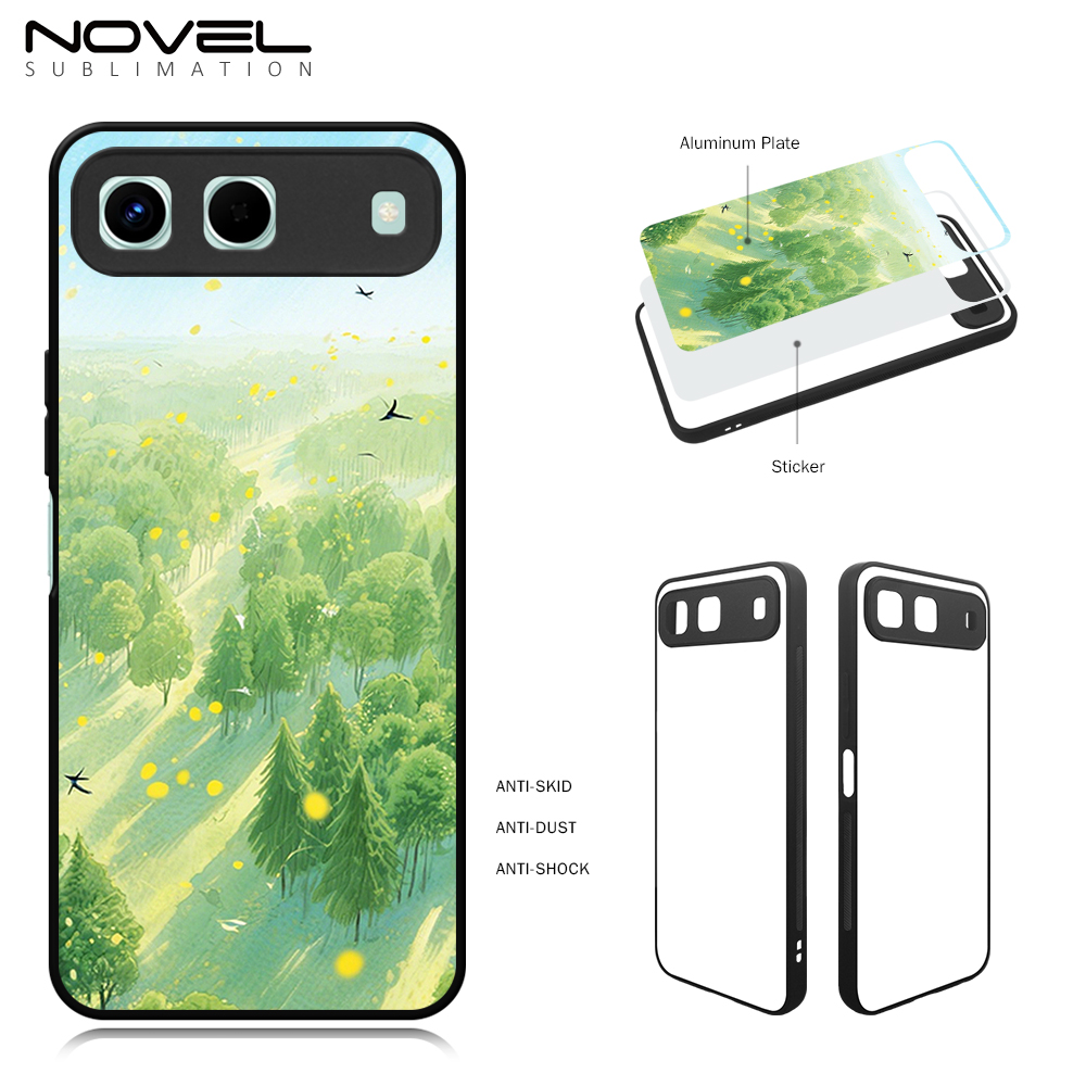 For Tecno Spark Go 5G Sublimation 2D TPU Phone Case Cover With Aluminum Insert