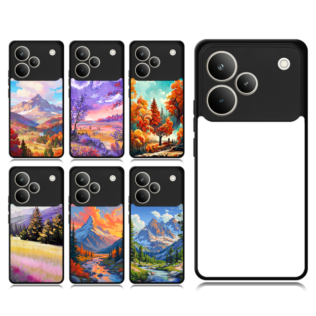 Sublimation 2D TPU Phone Case For OPPO Realme P4, P4 Pro, DIY Blank Phone Cover Wtih Aluminum Sheet