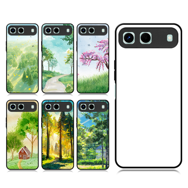 For Tecno Spark Go 5G Sublimation 2D TPU Phone Case Cover With Aluminum Insert