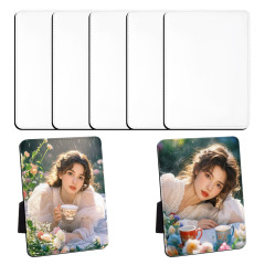 Blank Sublimation PU Leather Photo Frame Heat Press Picture Frame - Desktop Decor & Customizable Tabletop Picture Holder