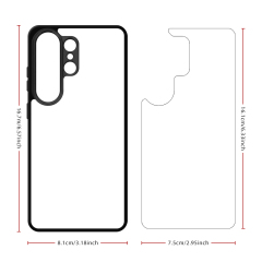 For Samsung Galaxy S26, S25, S24, S23, Samsung S Series Customized Sublimation 2D TPU Phone Case Soft Silicone Phone Cover for Heat Transfer Printing