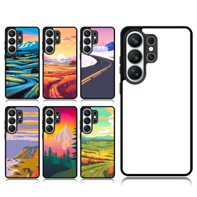 For Samsung S24/S23 Galaxy S Series Customized Sublimation 2D TPU Phone Case  Soft Silicone Phone Cover For Heat Transfer Printing