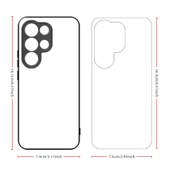Smooth Sides!!! For Itel Super 26 Ultra, City 100, S24 2D TPU Phone Case Soft Silicone Phone Shell With Aluminum Insert for Sublimation Printing