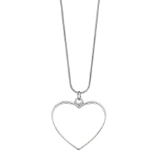 Elegant Blank Sublimation Metal Necklace - Multiple Pendant Shapes (Round/Heart/Teardrop) | Customizable Photo Necklace Jewelry for Personalized Gifts & Styling