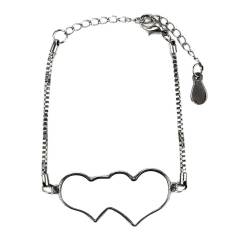 Enchanting Blank Sublimation DIY Metal Bracelet & Bangle Collection - Customizable Photo Jewelry with Unique Shapes (Heart, Wing, Circular)