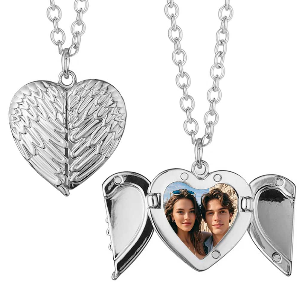 Cute DIY Openable Metal Photo Necklaces (Gold/Silver) - Blank Sublimation Pendants in Heart & Sunflower Shapes Custom Jewelry