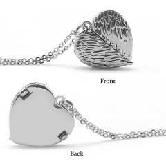 Cute DIY Openable Metal Photo Necklaces (Gold/Silver) - Blank Sublimation Pendants in Heart & Sunflower Shapes Custom Jewelry
