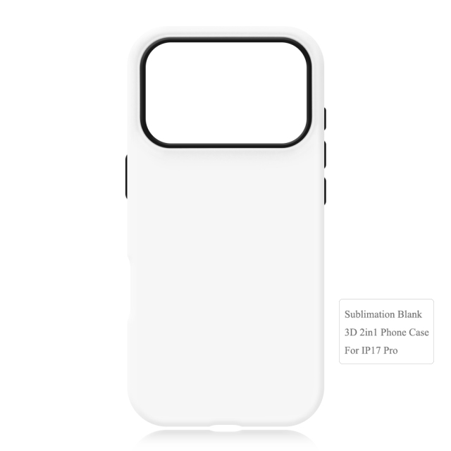 New Arrival 3D 2in1 Film Case Sublimation Cover Customized DIY Cell Phone Case for iPhone 17 Series