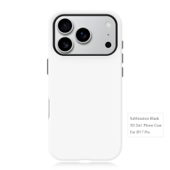 New Arrival 3D 2in1 Film Case Sublimation Cover Customized DIY Cell Phone Case for iPhone 17 Series
