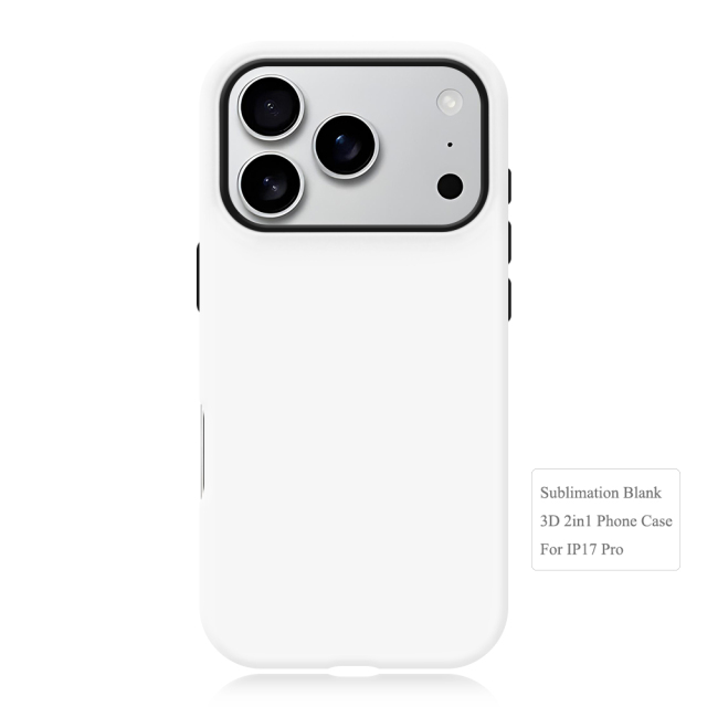 New Arrival 3D 2in1 Film Case Sublimation Cover Customized DIY Cell Phone Case for iPhone 17 Series