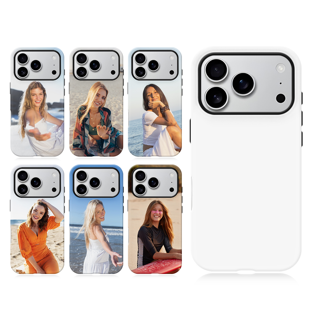 New Arrival 3D 2in1 Film Case Sublimation Cover Customized DIY Cell Phone Case for iPhone 17 Series