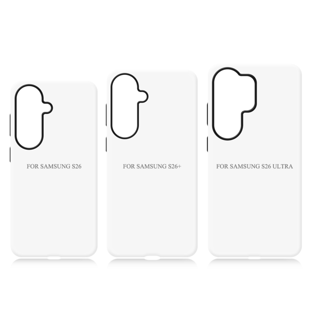 New Arrival 3D 2in1 Film Case Sublimation Cover Customized DIY Cell Phone Case for Samsung S26, S26 Plus,S26 Ultra