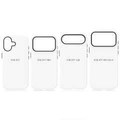 New Arrival 3D 2in1 Film Case Sublimation Cover Customized DIY Cell Phone Case for iPhone 17 Series