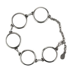 Fun Blank Sublimation Bracelets (Multiple Styles) - Custom Photo Jewelry in Square, Circle & Flower Shapes