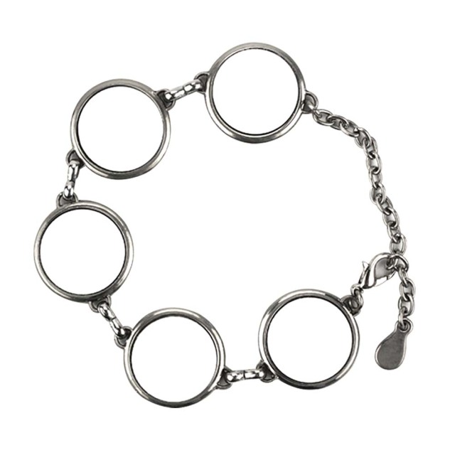 Fun Blank Sublimation Bracelets (Multiple Styles) - Custom Photo Jewelry in Square, Circle & Flower Shapes