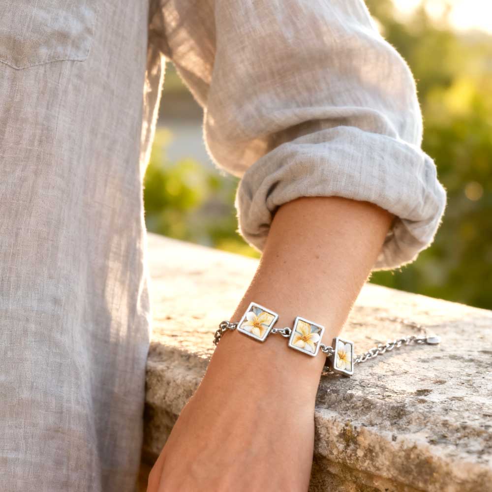 Fun Blank Sublimation Bracelets (Multiple Styles) - Custom Photo Jewelry in Square, Circle & Flower Shapes
