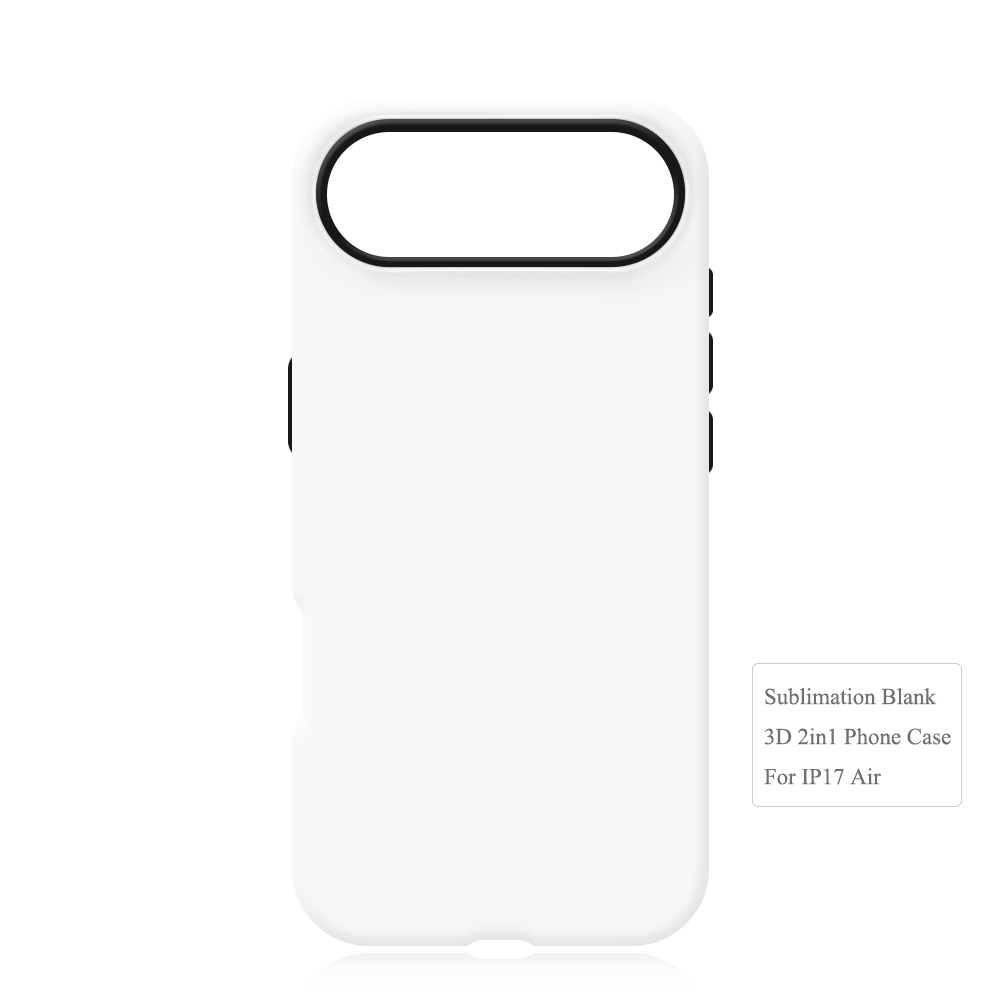 New Arrival 3D 2in1 Film Case Sublimation Cover Customized DIY Cell Phone Case for iPhone 17 Series
