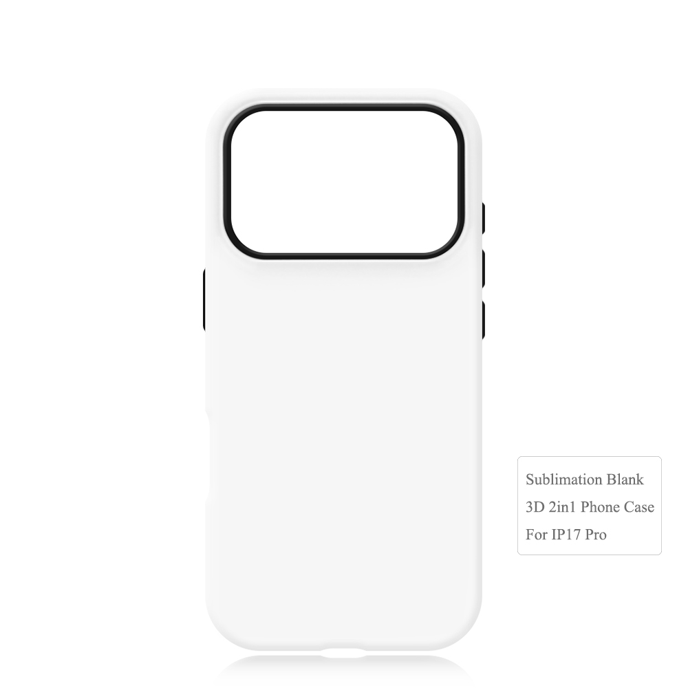 New Arrival 3D 2in1 Film Case Sublimation Cover Customized DIY Cell Phone Case for iPhone 17 Series