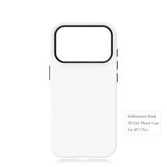New Arrival 3D 2in1 Film Case Sublimation Cover Customized DIY Cell Phone Case for iPhone 17 Series