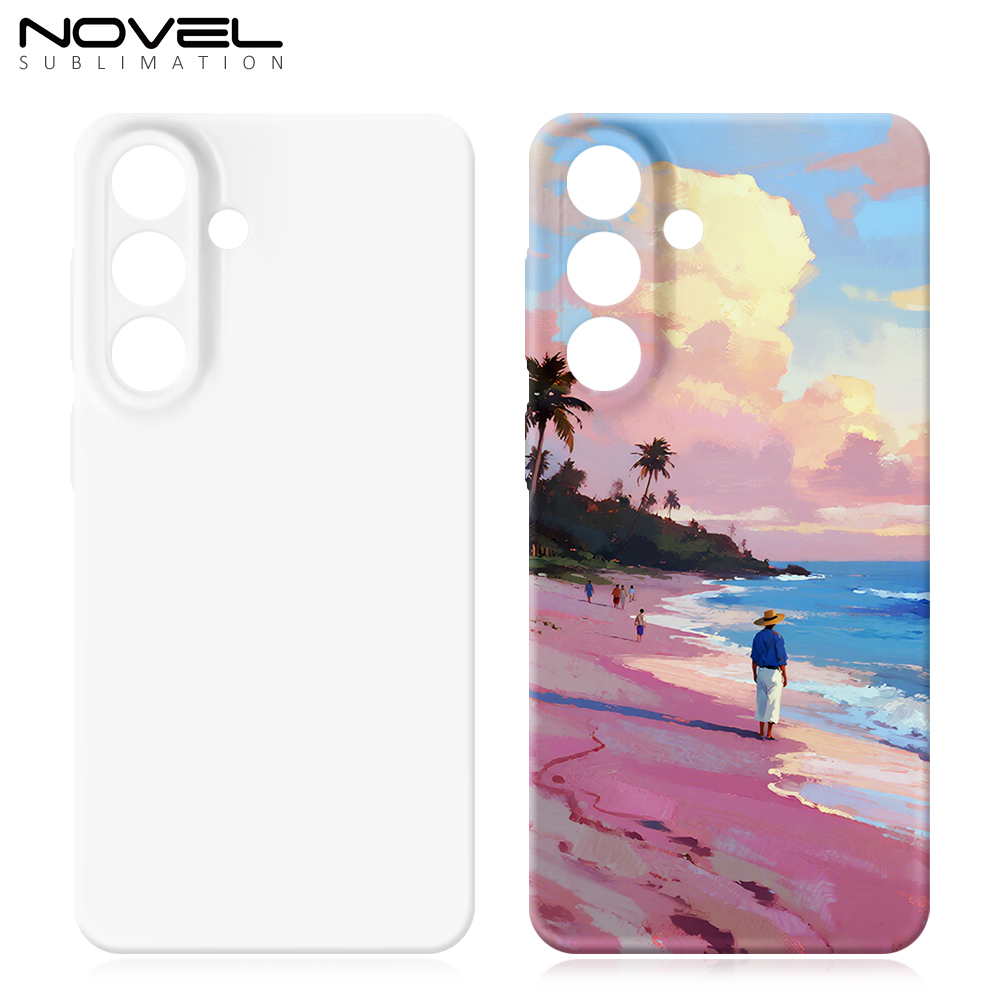 New Arrival 3D Film Hard Plastic Phone Case Sublimation Printing Fully Wrapped Phone Cover for Samsung A Sereis, Samsung S Series Full Coverage Mobile Phone Case
