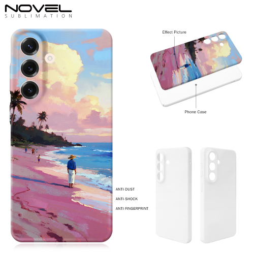 New Arrival 3D Film Hard Plastic Phone Case Sublimation Printing Fully Wrapped Phone Cover for Samsung A Sereis, Samsung S Series Full Coverage Mobile Phone Case