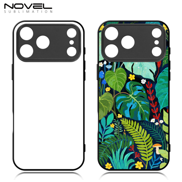 New Arrival for iPhone 17 Series Sublimation 2D TPU Phone Case Fine Hole Style DIY Shell With Aluminum Sheet for iPhone 17, 16, 15, 14, 13
