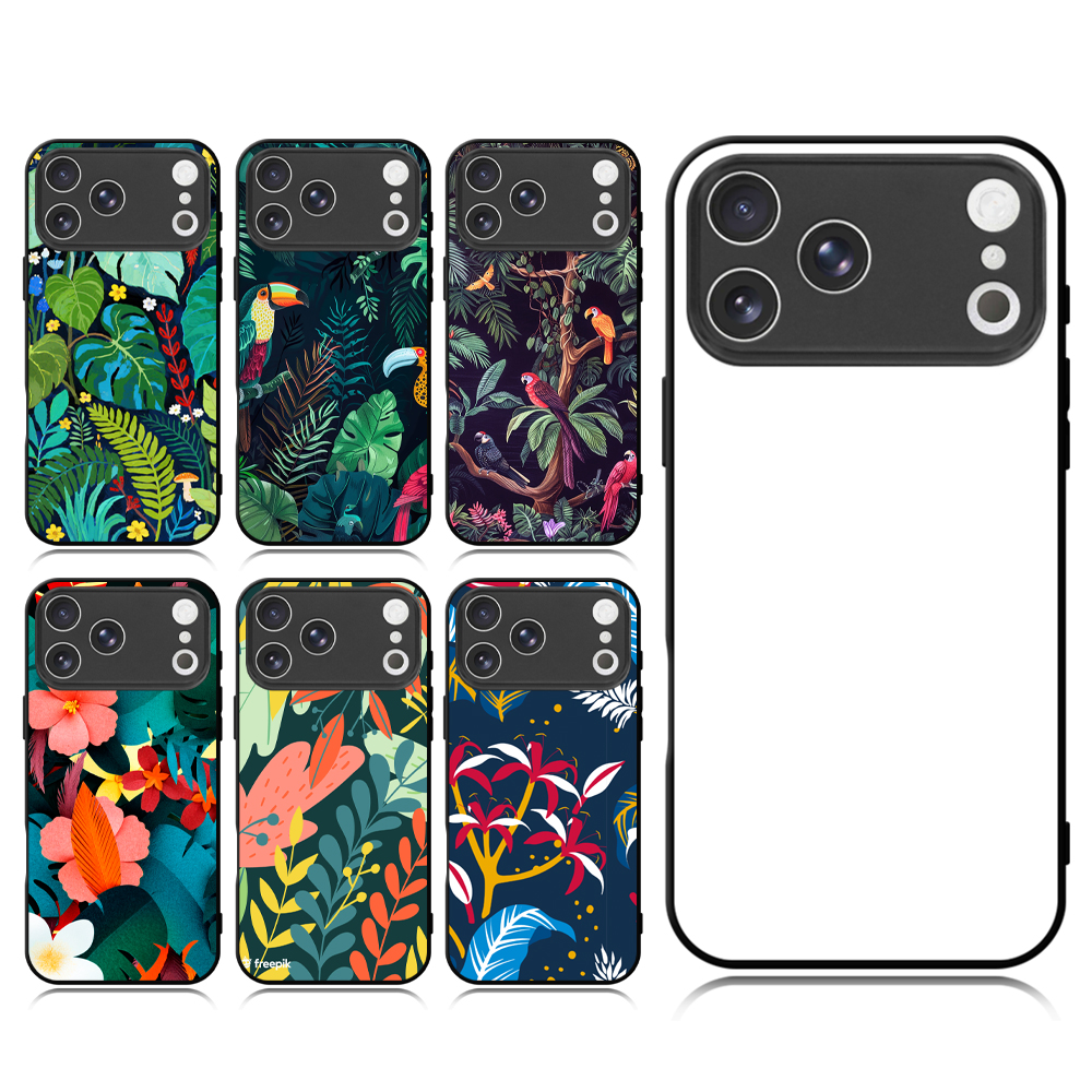 New Arrival for iPhone 17 Series Sublimation 2D TPU Phone Case Fine Hole Style DIY Shell With Aluminum Sheet for iPhone 17, 16, 15, 14, 13