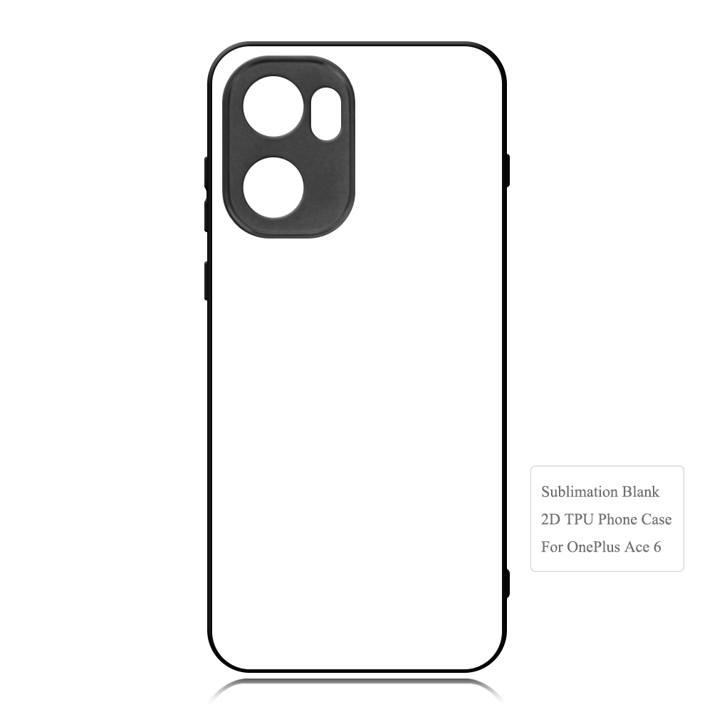 Smooth Sides!!! For OnePlus Series Sublimation Blank 2D TPU Cell Phone Case DIY Custom Phone Cover for Oneplus ACE6