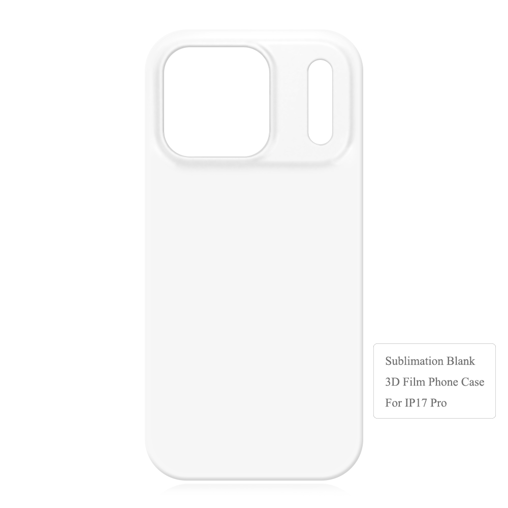 New Arrival Sublimation 3D Film Hard Plastic Phone Case for iPhone 17,16,15 Series Half-Coverage Mobile Phone Cover