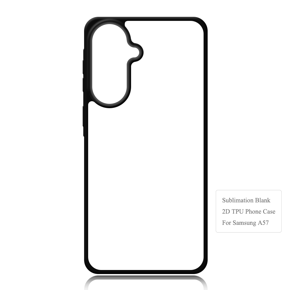Blank Sublimation 2D TPU Phone Case Soft Rubber Cover for Samsung A57, A07, A17, A06 5G,A56 5G,A36,A16 5G,A26 5G,A06 Samsung A Series with Aluminum Sheet
