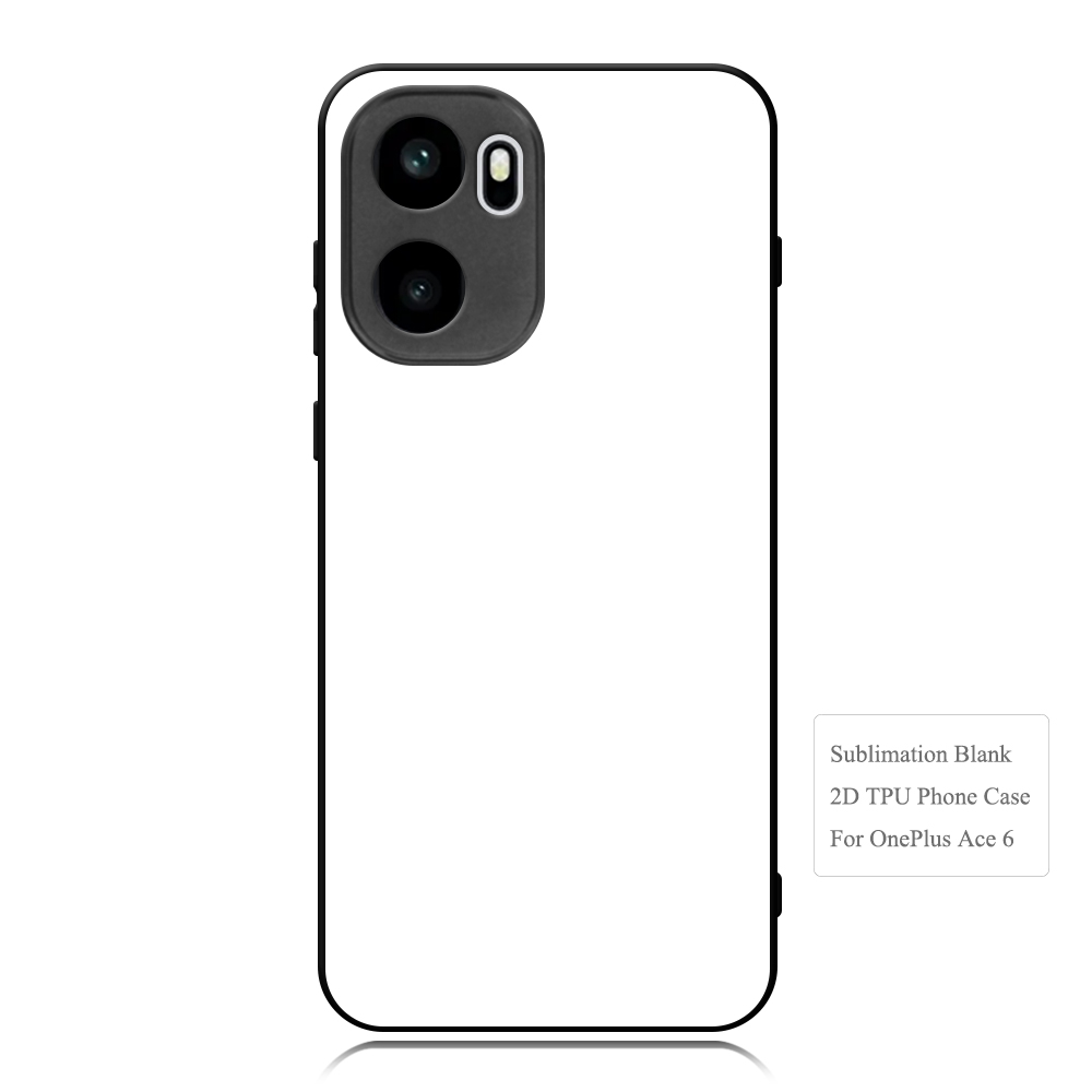 Smooth Sides!!! For OnePlus Series Sublimation Blank 2D TPU Cell Phone Case DIY Custom Phone Cover for Oneplus ACE6