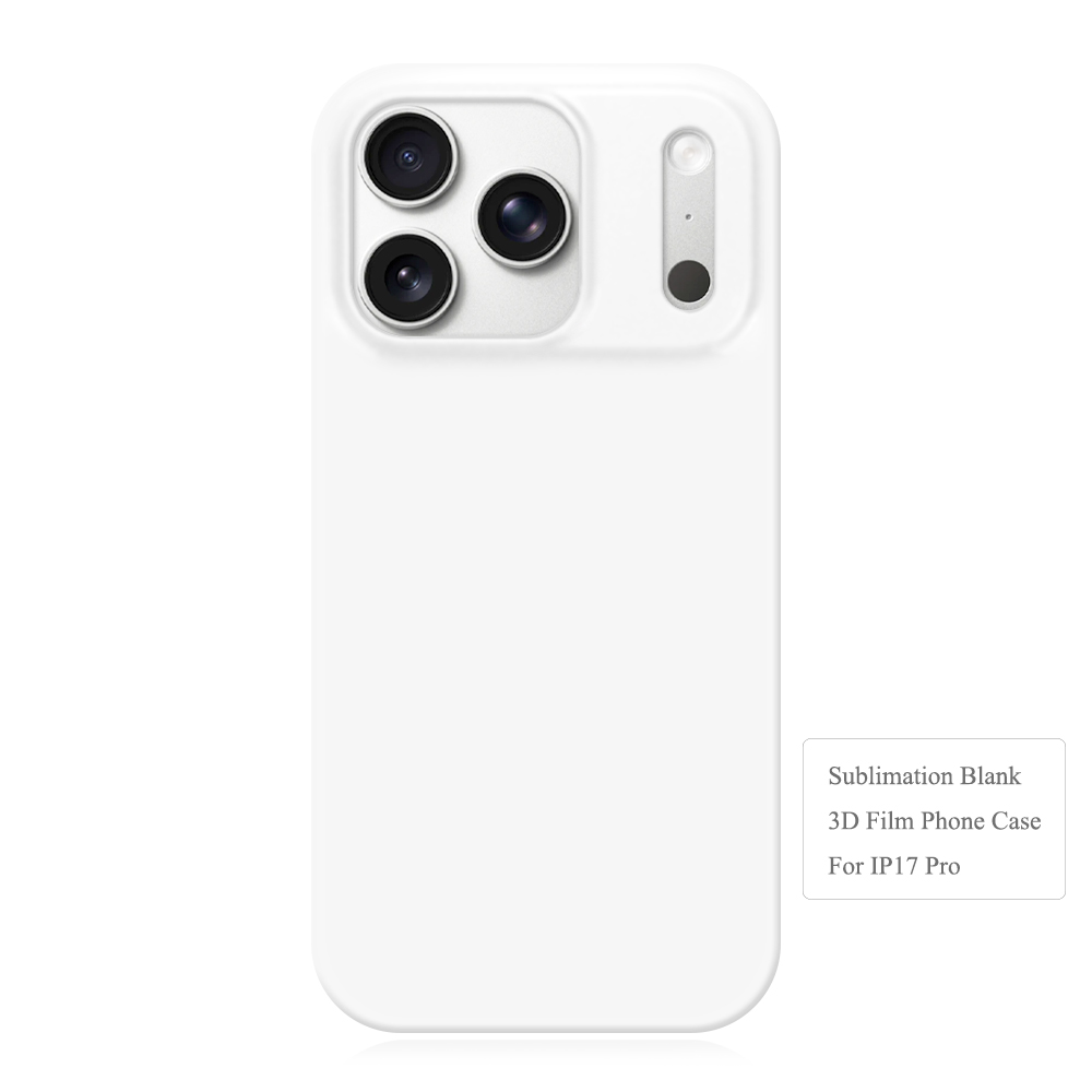 New Arrival Sublimation 3D Film Hard Plastic Phone Case for iPhone 17,16,15 Series Half-Coverage Mobile Phone Cover
