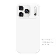 New Arrival Sublimation 3D Film Hard Plastic Phone Case for iPhone 17,16,15 Series Half-Coverage Mobile Phone Cover