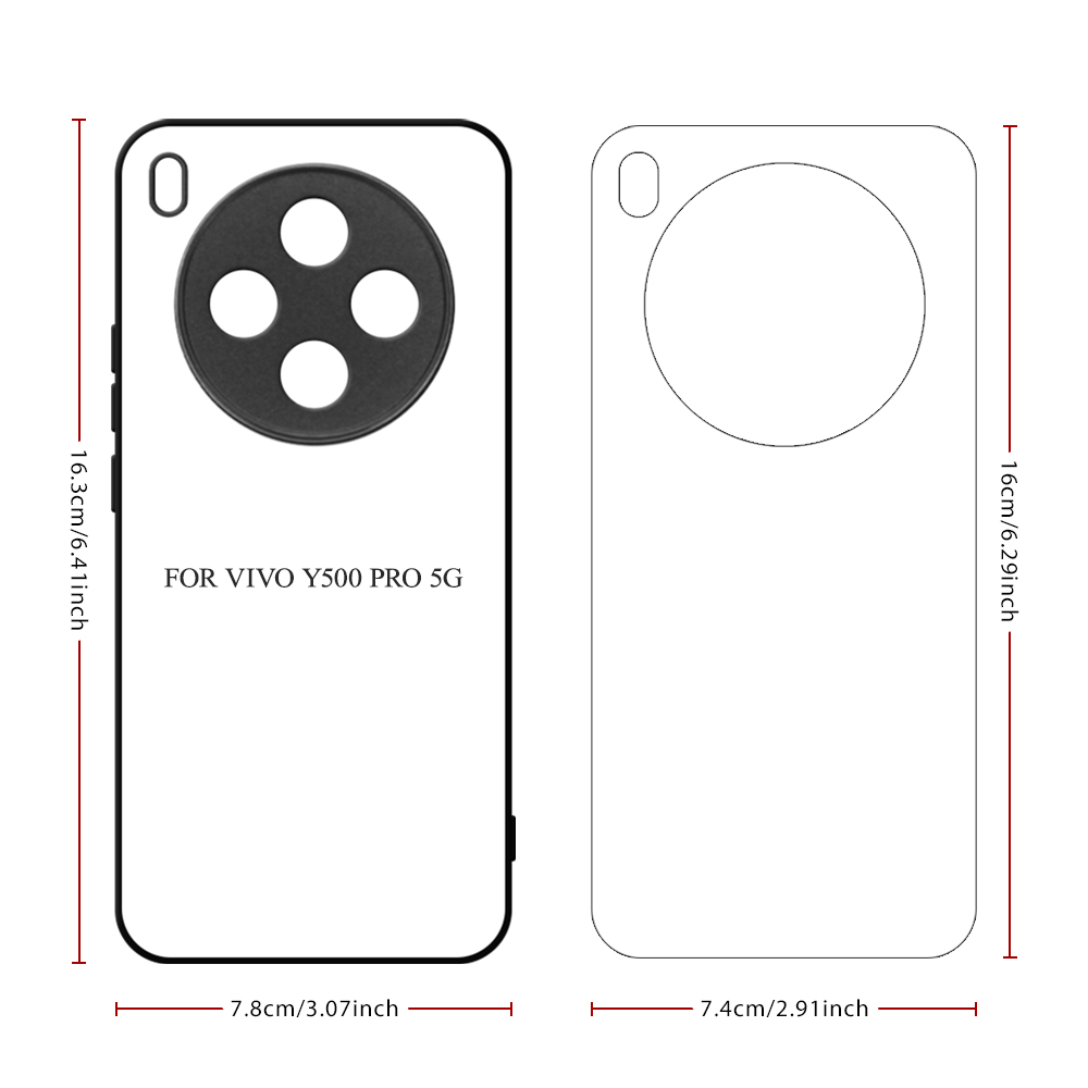 For Vivo IQOO Neo 11, Neo 10 Pro Plus, IQOO NEO 10 Sublimation Blank Rubber 2D TPU Phone Case Customize Phone Cover Phone Cover