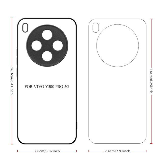 For Vivo IQOO Neo 11, Neo 10 Pro Plus, IQOO NEO 10 Sublimation Blank Rubber 2D TPU Phone Case Customize Phone Cover Phone Cover