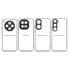 For Vivo IQOO Neo 11, Neo 10 Pro Plus, IQOO NEO 10 Sublimation Blank Rubber 2D TPU Phone Case Customize Phone Cover Phone Cover