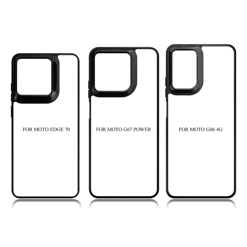 Sublimation Blank 2D TPU Phone Case for Moto G06 Power, G17, G86 Power, G06, G15, G05,G Power 2025,G75 5G,Moto G55,G04/G24,G14 Power, DIY Shell With Aluminum Sheet
