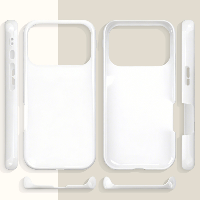 New Arrival Sublimation 3D Film Hard Plastic Phone Case for iPhone 17,16,15 Series Half-Coverage Mobile Phone Cover