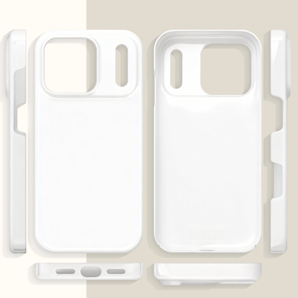 New Arrival Sublimation 3D Film Hard Plastic Phone Case for iPhone 17,16,15 Series Half-Coverage Mobile Phone Cover