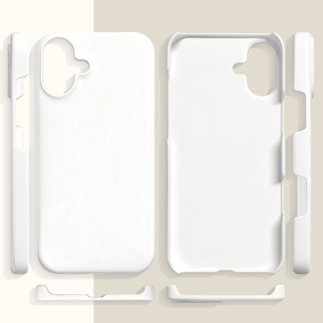 New Arrival Sublimation 3D Film Hard Plastic Phone Case for iPhone 17,16,15 Series Half-Coverage Mobile Phone Cover