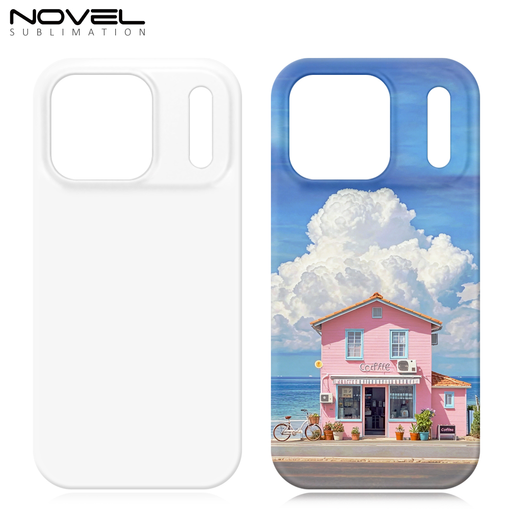 New Arrival Sublimation 3D Film Hard Plastic Phone Case for iPhone 17,16,15 Series Half-Coverage Mobile Phone Cover