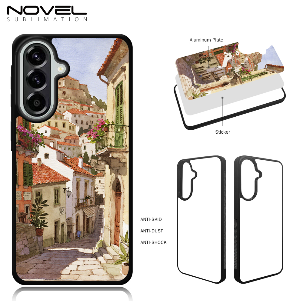 Blank Sublimation 2D TPU Phone Case Soft Rubber Cover for Samsung A57, A07, A17, A06 5G,A56 5G,A36,A16 5G,A26 5G,A06 Samsung A Series with Aluminum Sheet