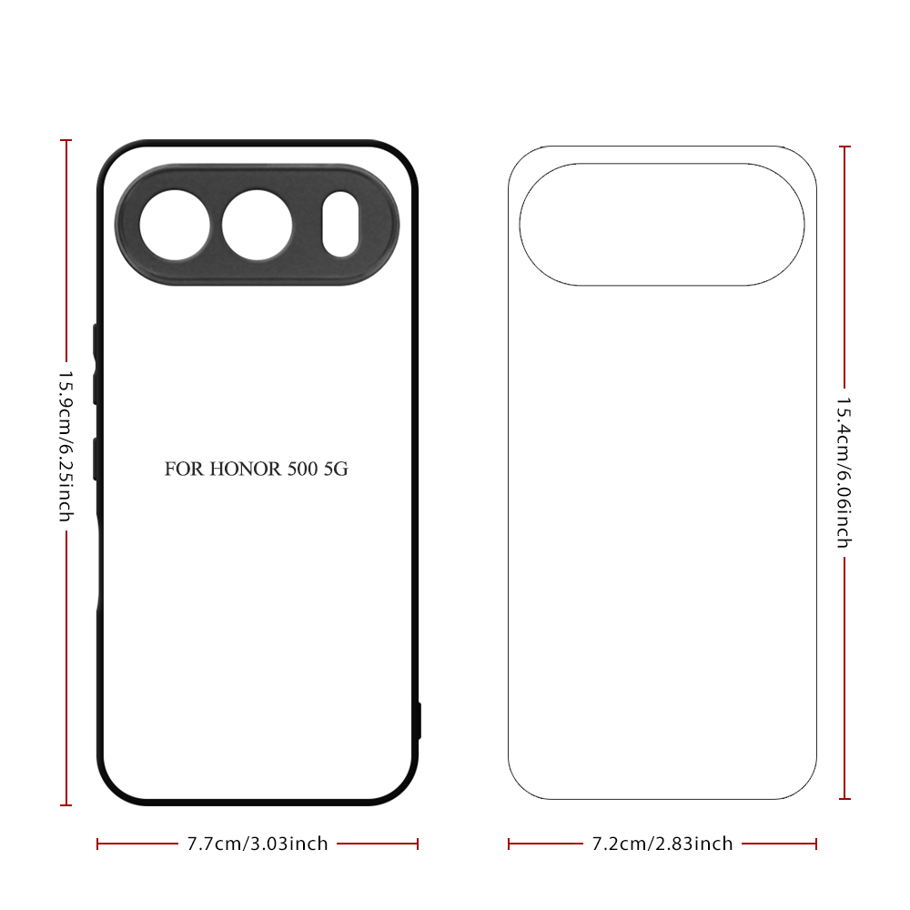 For Xiaomi 17 Pro Max DIY Printable Sublimation Phone Case Smooth Side 2D TPU Phone Shell With Aluminum Sheet for Xiaomi MI Series