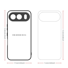 For Xiaomi 17 Pro Max DIY Printable Sublimation Phone Case 2D TPU Phone Shell With Aluminum Sheet for Xiaomi MI Series